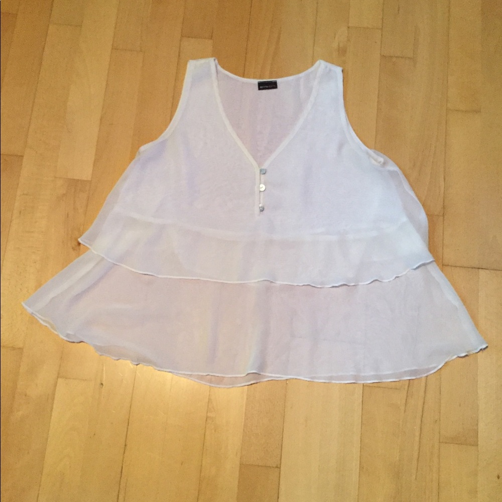 Cream colored summer blouse